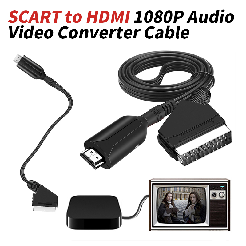 Scart To Hdmi - SCART zu HDMI 1080P Audio Video