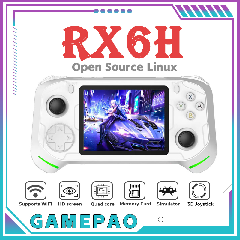 Retro Gaming Images - Open Source RX6H Retro Handheld-Videospielkonsole Linux-System