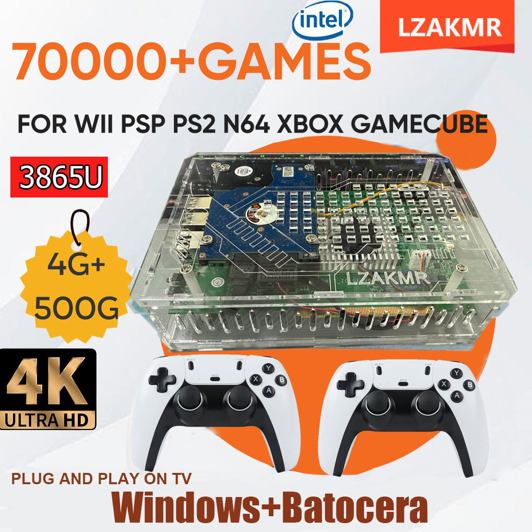 Retro Gaming Batocera - Retro U9 PRO Spielekonsole 500GB Gaming-HDD