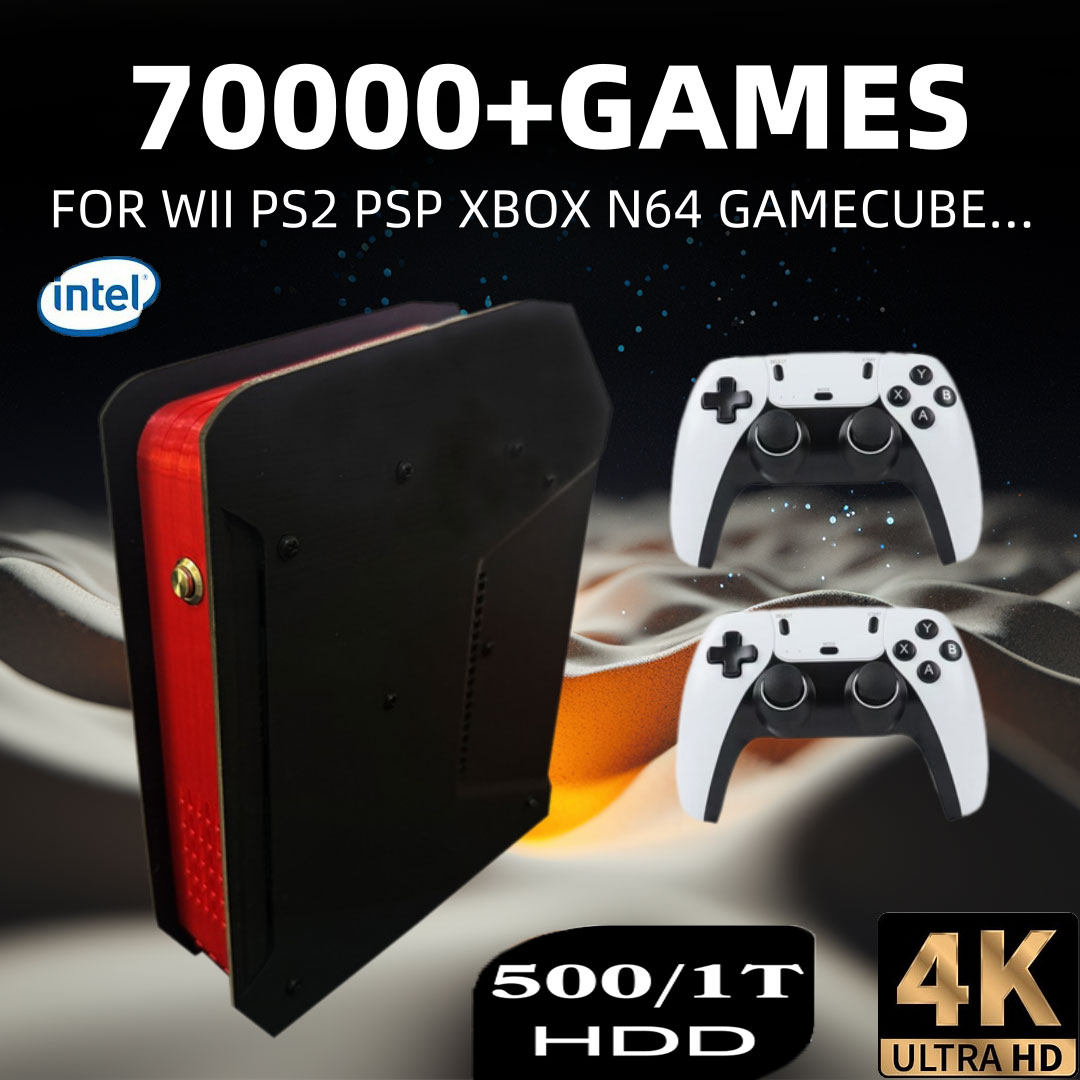 Retro Gaming Batocera - X4 Retro-Videospielkonsole mit 1T Dual-System und