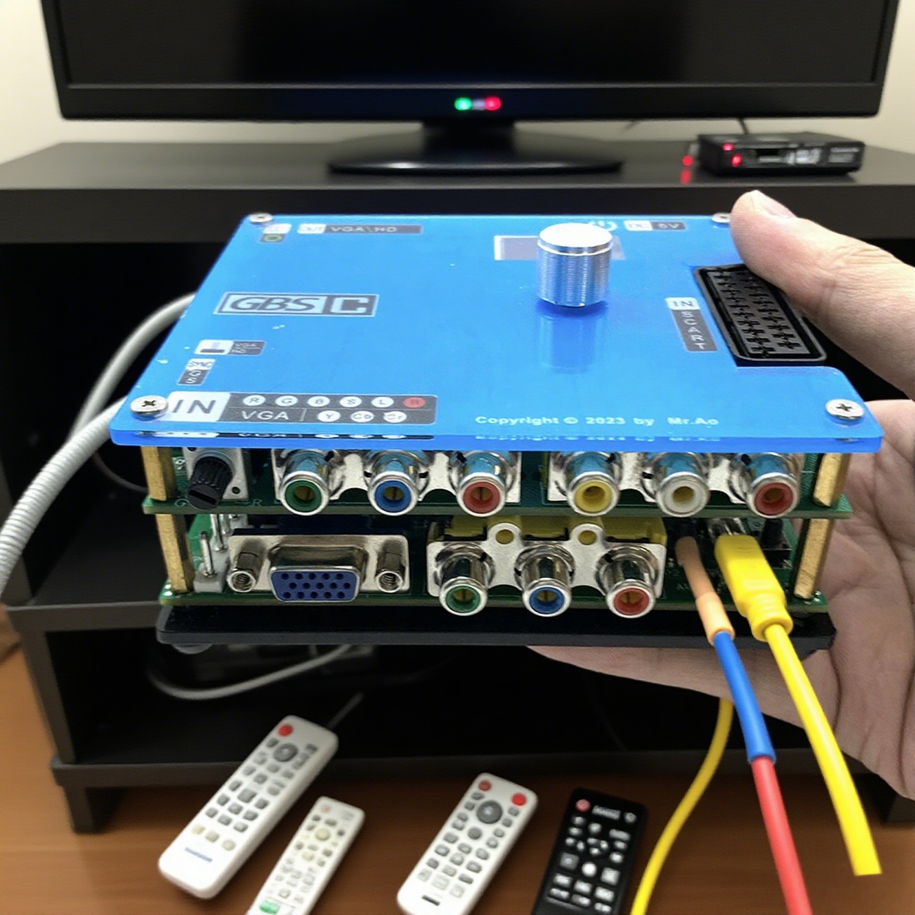 Scart To Hdmi - GBS Control Videospiel-Signalkonverter LCD-Bildschirm VGA/SCART zu