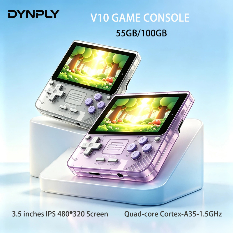 Retro Gaming N64 - POWKIDDY V10 3,5-Zoll IPS Oca HD
