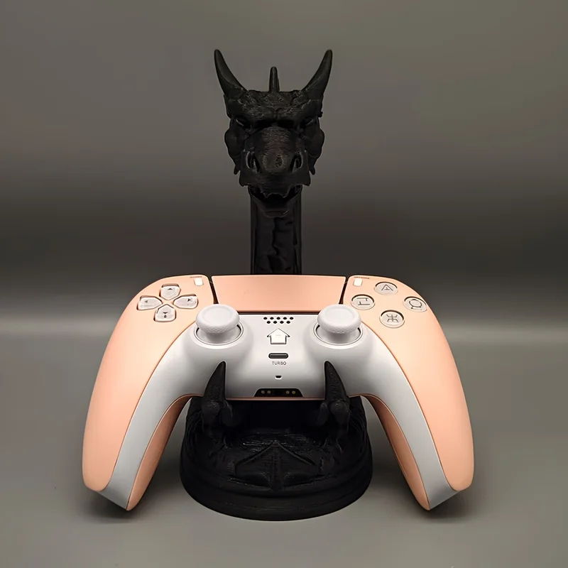 Retro Gaming Xbox Controller - Fantasy-Drachen-förmiger Spielcontroller-Halter Desktop-Ständer für Xbox PS