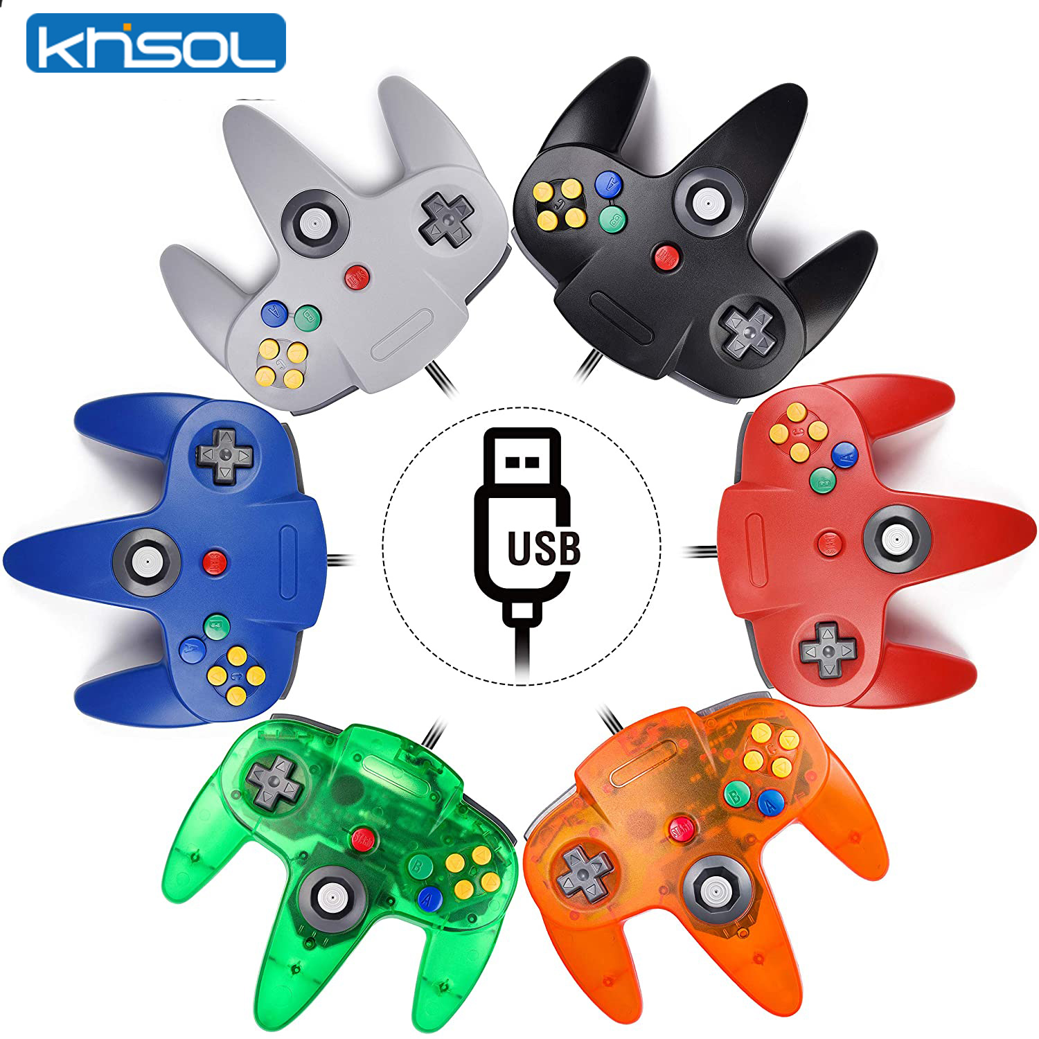Retro Gaming N64 - N64 Controller Klassische USB Wired Remote