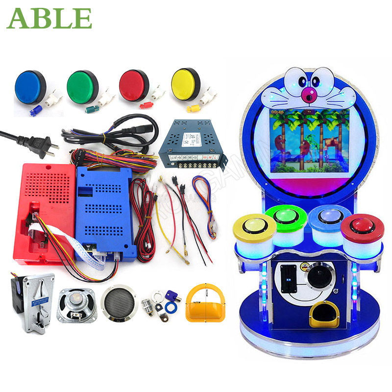 Retro Gaming Shop - Arcade Adventure Island Kinderrhythmus mit Knopfplatine
