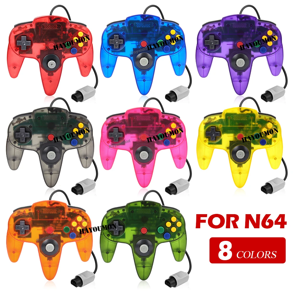 Retro Gaming N64 - NEUES kabelgebundenes Gamepad für N64-Konsolen-Controller für