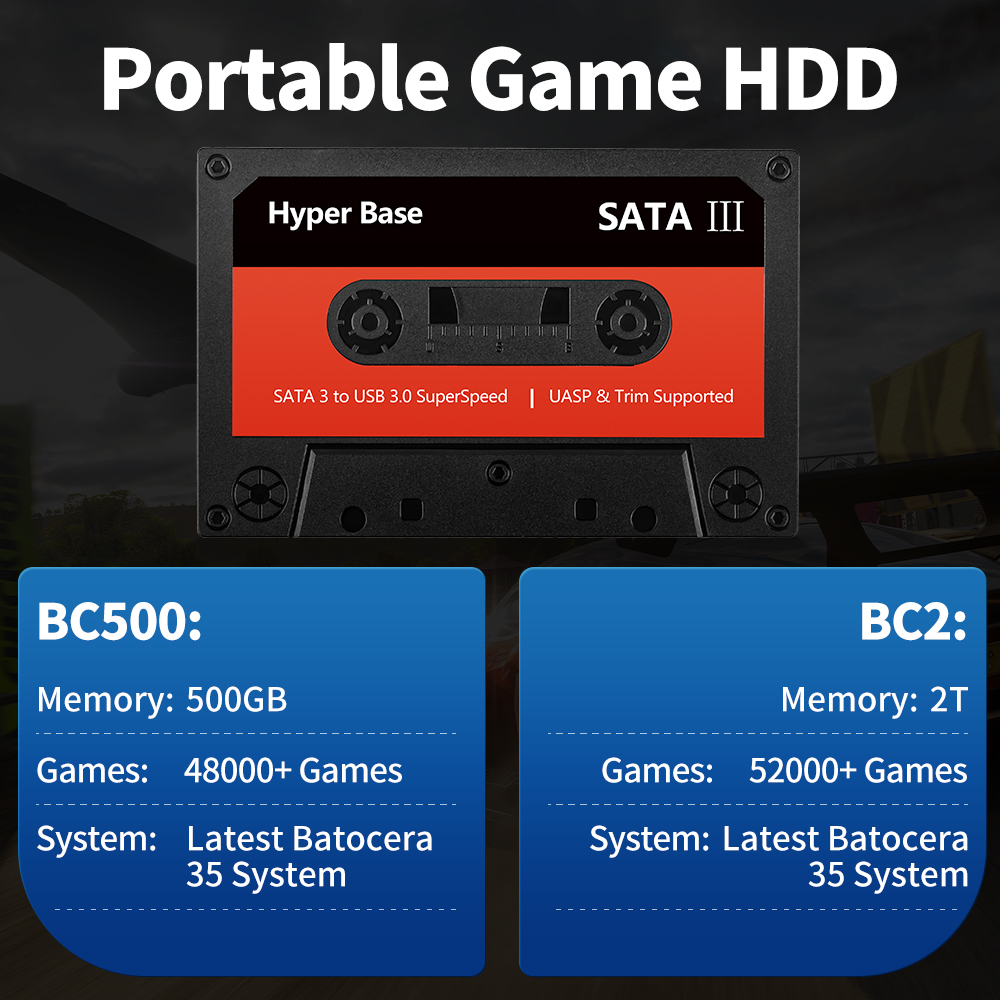 JMachen 500G/2TB Gaming-Festpl – Retro Gaming Batocera Bewertung und Preis