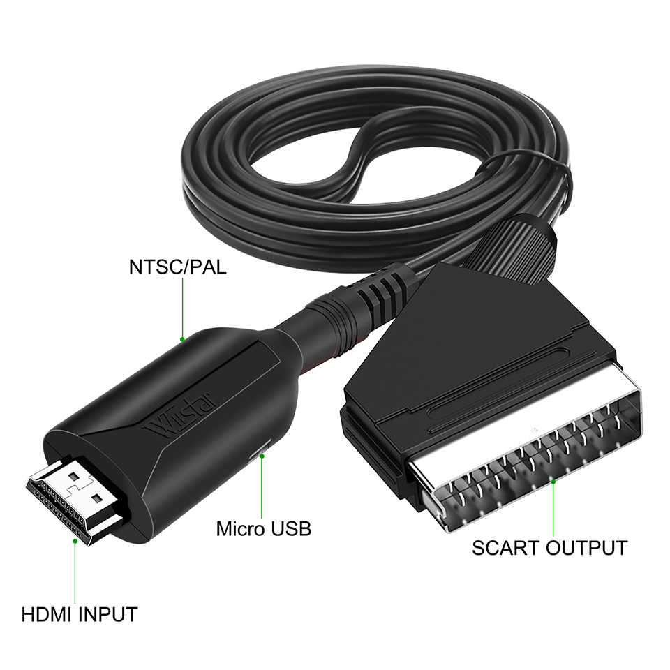 HDMI-kompatibel zu SCART Kabel – Scart To Hdmi Bewertung und Preis