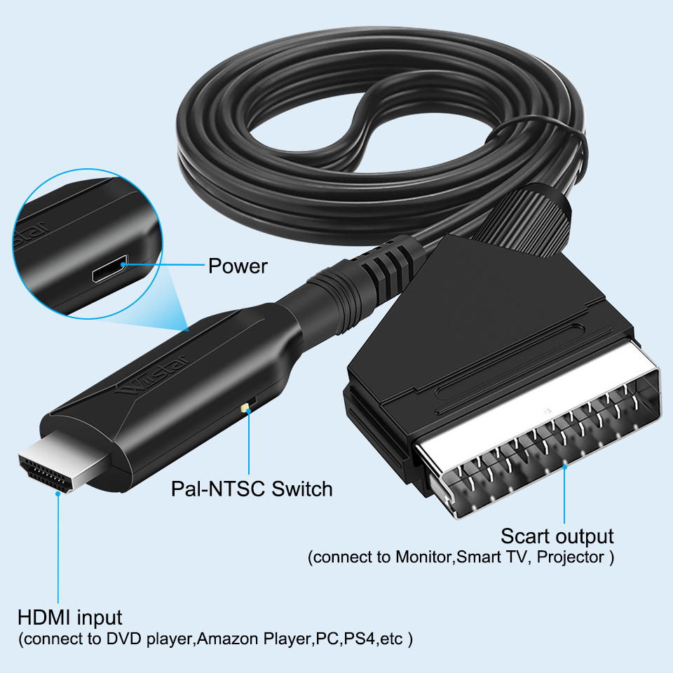 SCART Zu HDMI-kompatibel/HDMI- – Scart To Hdmi Bewertung und Preis