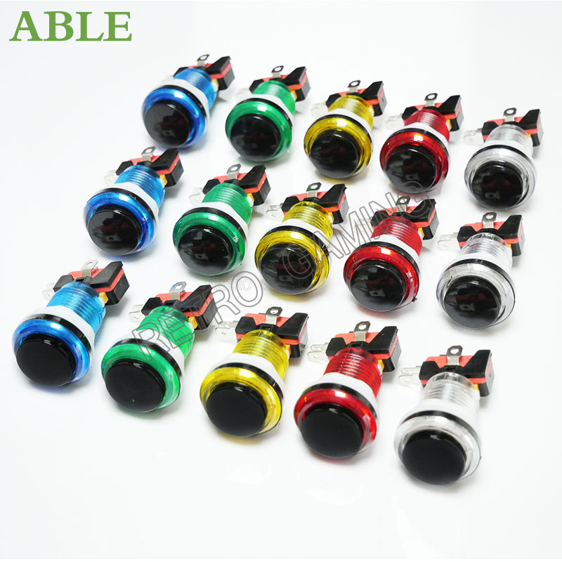12 Stück 6 Farben Arcade-LED-D – Retro Gaming Shop Bewertung und Preis
