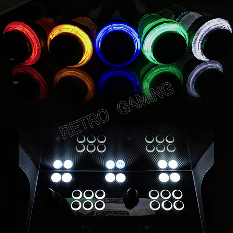 12 Stück 6 Farben Arcade-LED-D – Retro Gaming Shop Bewertung und Preis