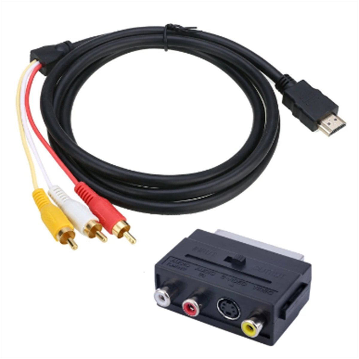 (A32M) 2-in-1 Adapterkabel HDM – Scart To Hdmi Bewertung und Preis