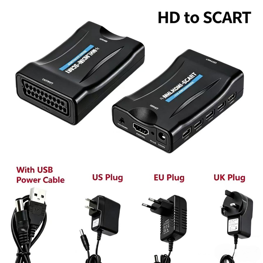 1080P HDMI-kompatibler zu Scar – Scart To Hdmi Bewertung und Preis